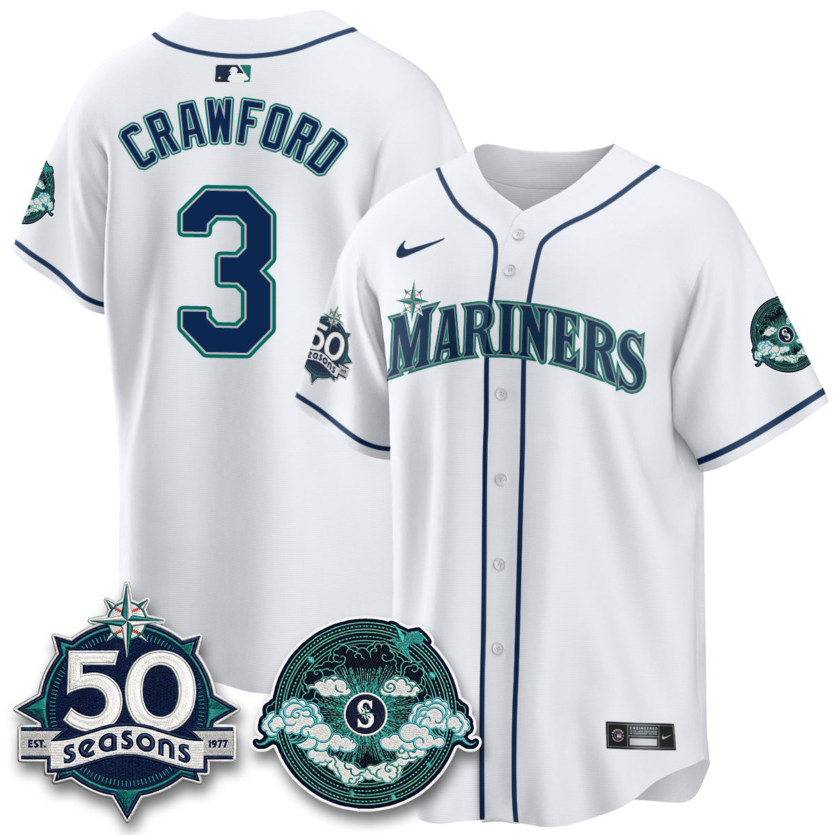 SEA x FW Night Limited Jersey - Stitched