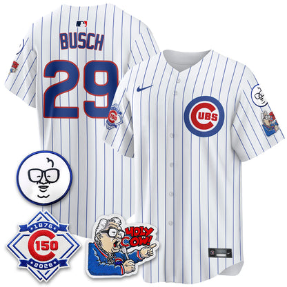 CHC 150th Anniversary Harry Caray Holy Cow Vapor Premier Limited Jersey - Stitched V2