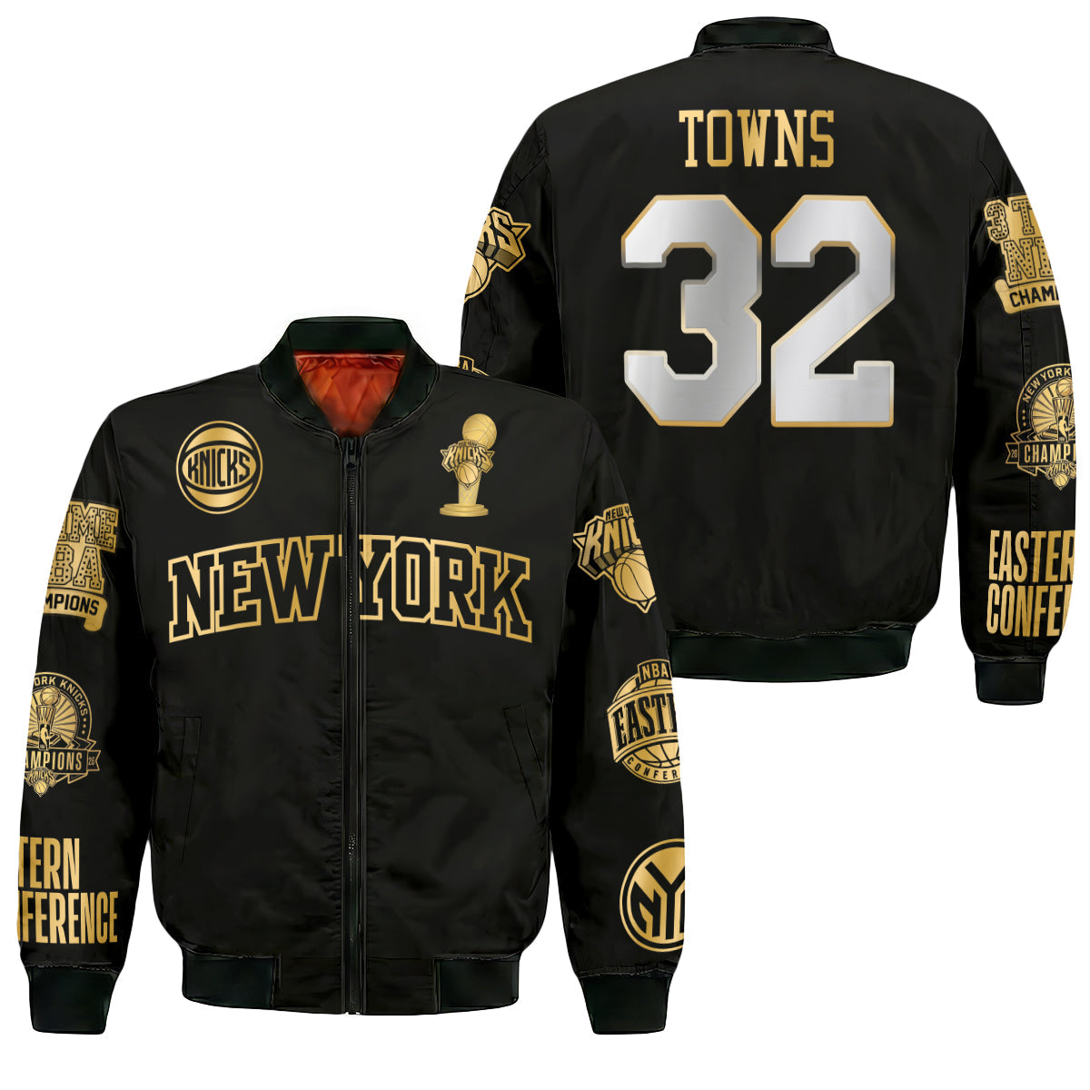 NYK 2026 Basketball  Finals Champions Limited Edition Bomber Jacket - Printed