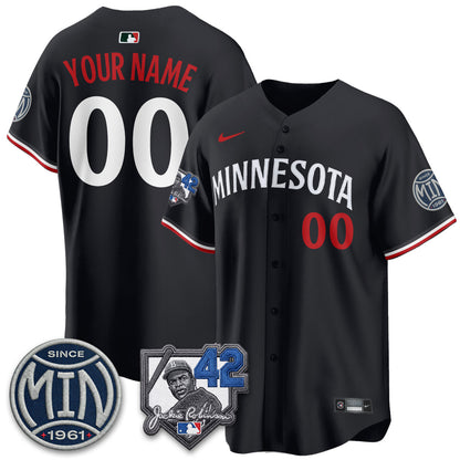 MIN 2026 Jackie Robinson Day Vapor Limited Custom Jersey - Stitched