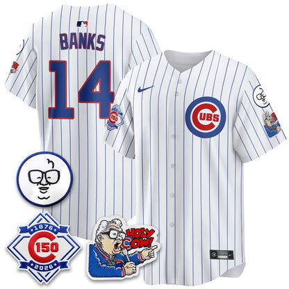 CHC 150th Anniversary Harry Caray Holy Cow Vapor Premier Limited Jersey - Stitched V2