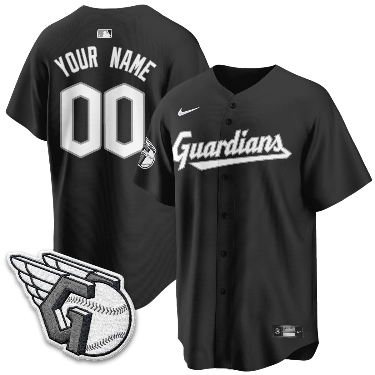 CLE 2026 Black Out Style Limited Vapor Custom Jersey - Stitched