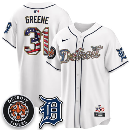 DET 2026 Independence Day USA Vapor Limited Jersey - Stitched