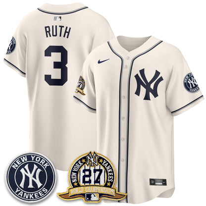 NYY 2026 Black Out Style Vapor Limited Jersey - Stitched