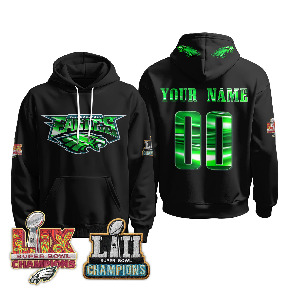 PHI Fangear Edition Custom Hoodie - Stitched