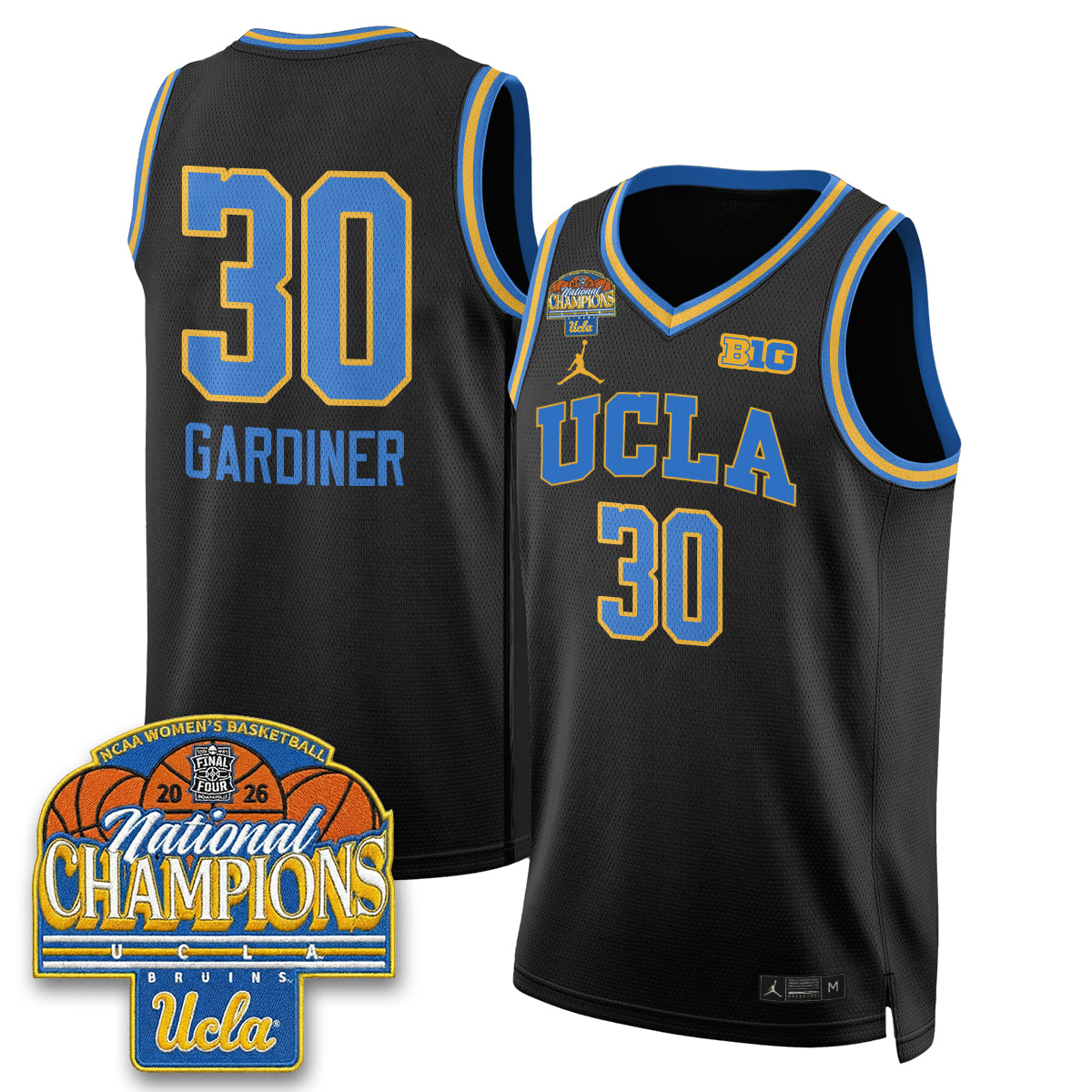UCLA Women's Basketball National Champion 2026 Limited Jersey -  Stitched