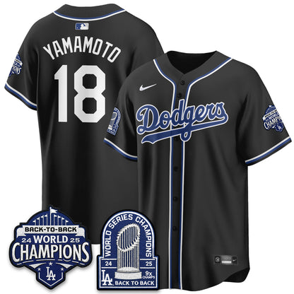 LAD 2026 Black Out Style Vapor Limited Jersey - B2B Champs - Stitched