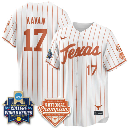 TEX Softball 2026 World Series (WCWS) Vapor Premier Limited Jersey - B2B Champs - Stitched