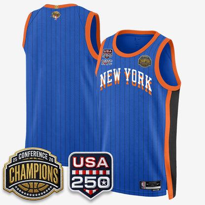 NYK 2026 Basketball  Eastern Conference Champions City Edition Jersey V2- Stitched