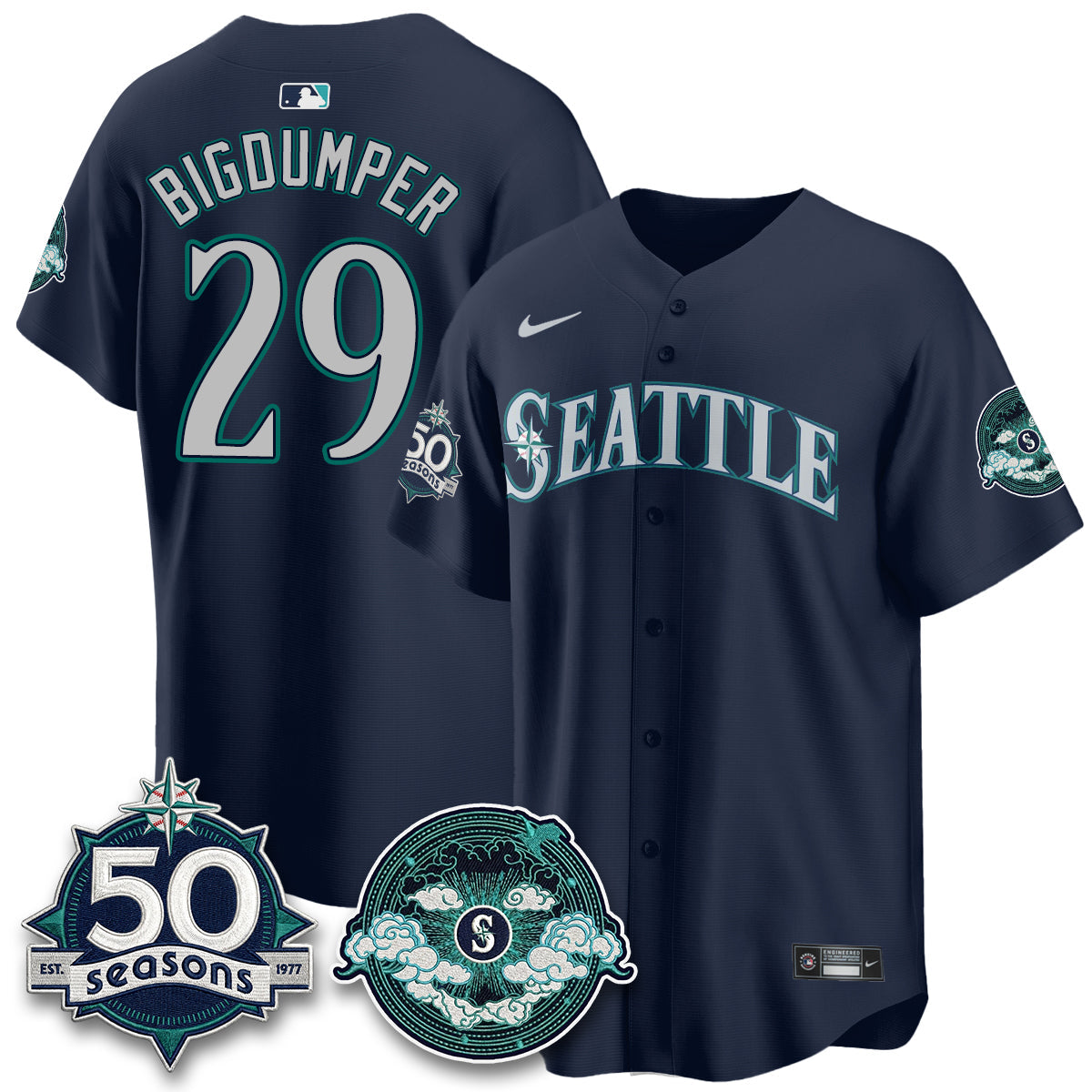 SEA x FW Night Limited Jersey - Stitched