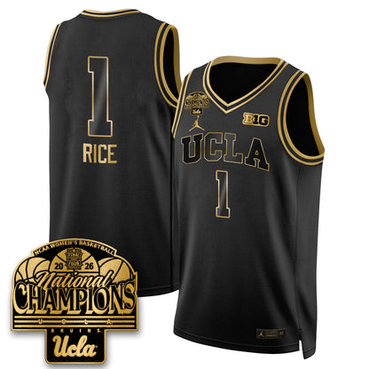 UCLA Women's Basketball National Champion 2026 Limited Jersey -  Stitched