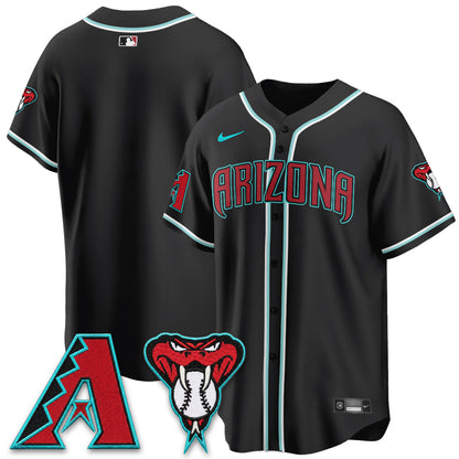 ARI Black Out Style Vapor Premier Limited Jersey - Stitched
