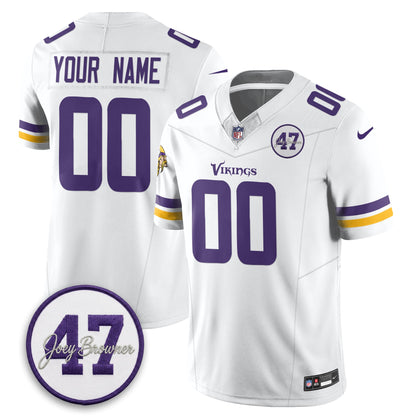 MIN Joey Browner Thank You For Memories - 1960 – 2026 Football Vapor Limited Custom Jersey - Stitched