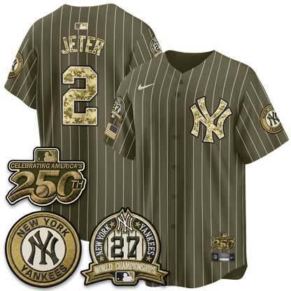 NYY Salute to Service 2026 Vapor Limited Jersey - Stitched