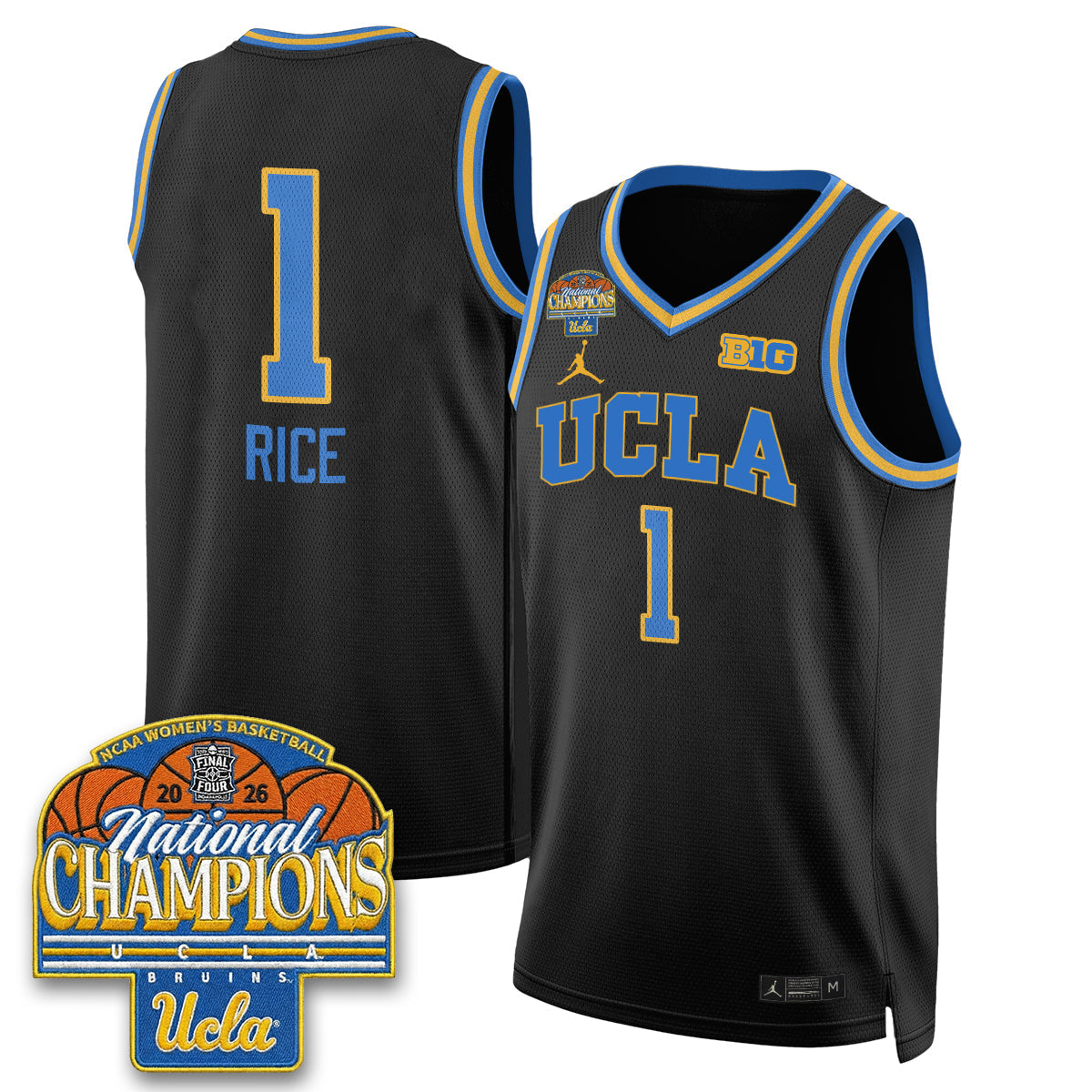 UCLA Women's Basketball National Champion 2026 Limited Jersey -  Stitched