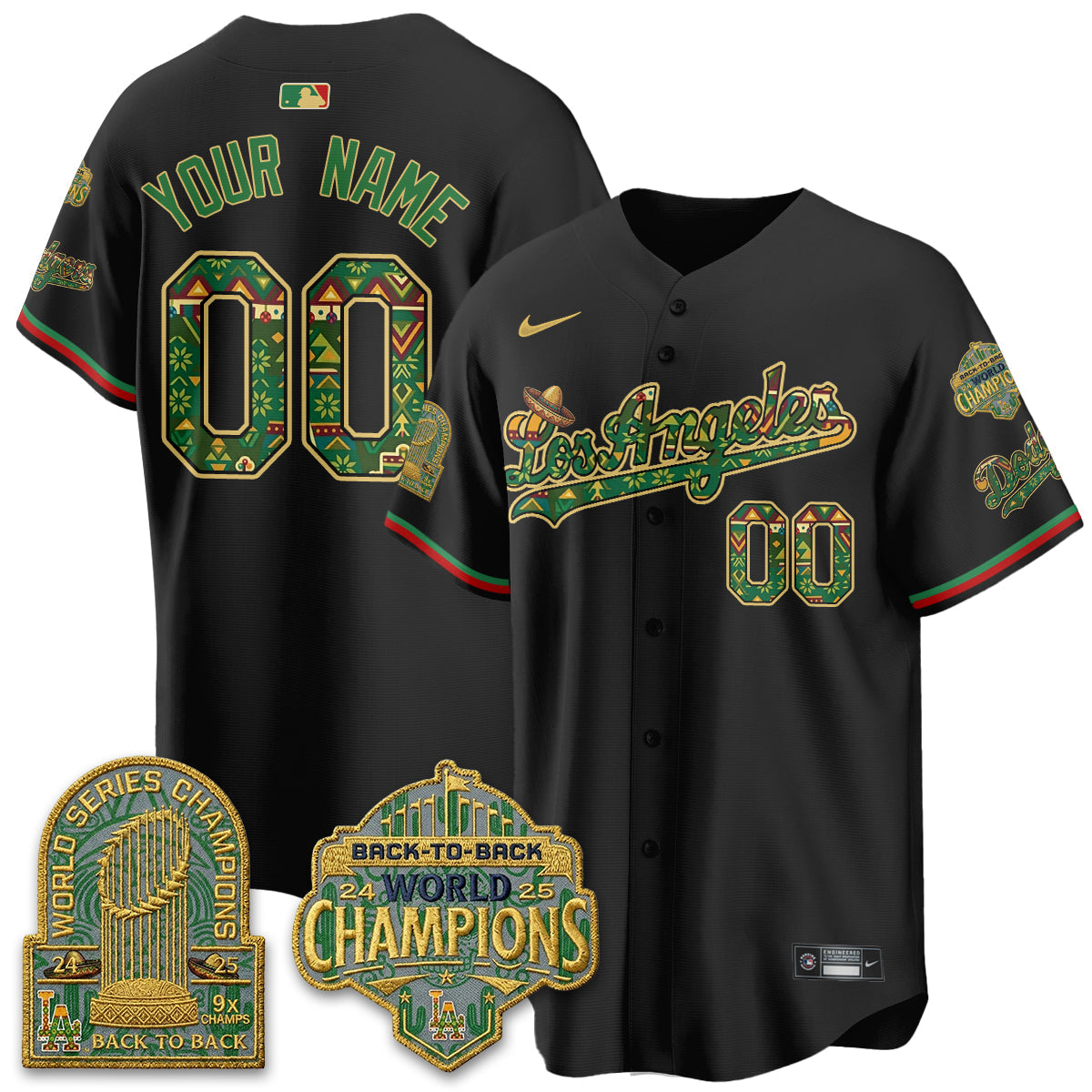 LAD x Mexican Heritage “Let’s Fiesta!” 2026 Limited Vapor Custom Jersey - Stitched