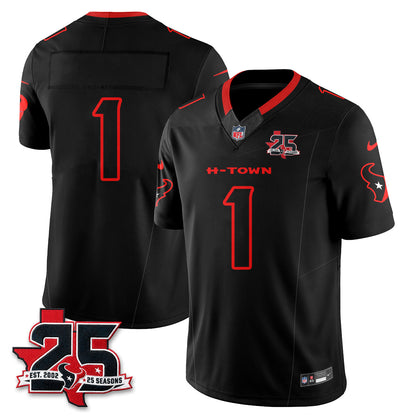 HOU Fan Gear Edition Vapor Jersey (2) - Stitched