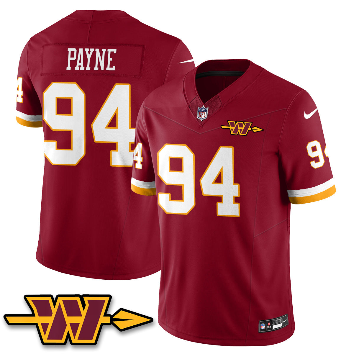 WAS Hail Raiser Vapor Jersey - Stitched