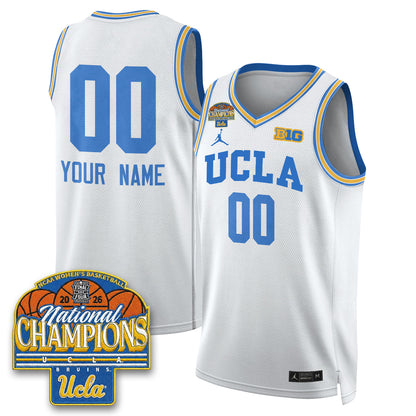 UCLA Women's Basketball National Champion 2026 Limited Custom Jersey -  Stitched