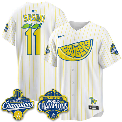 LAD Lemonade Collection Vapor Jersey - Stitched