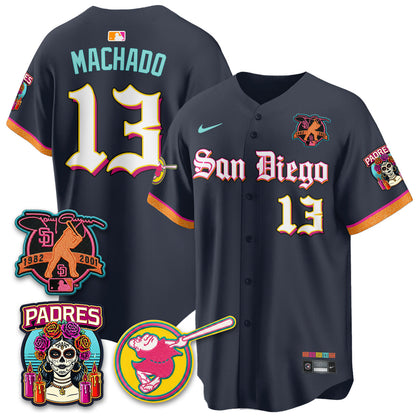 SD 2026 City Connect x Tony Gwynn Patch Vapor Premier Limited Jersey - Stitched