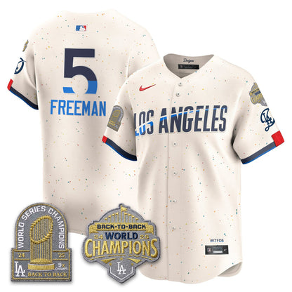 LAD Gold Collection Vapor Limited Jersey - 9x & B2B Champs - Stitched