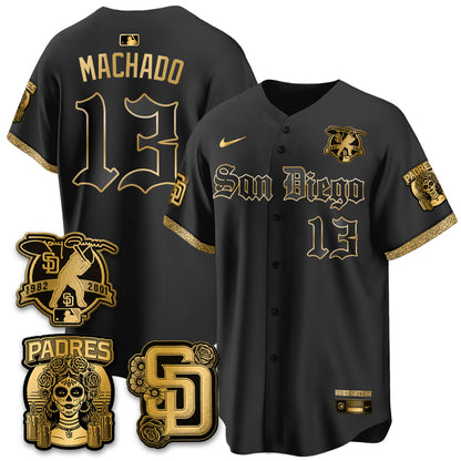 SD 2026 City Connect x Tony Gwynn Patch Vapor Premier Limited Jersey - Stitched - V2