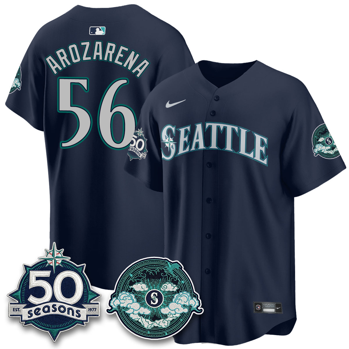 SEA x FW Night Limited Jersey - Stitched