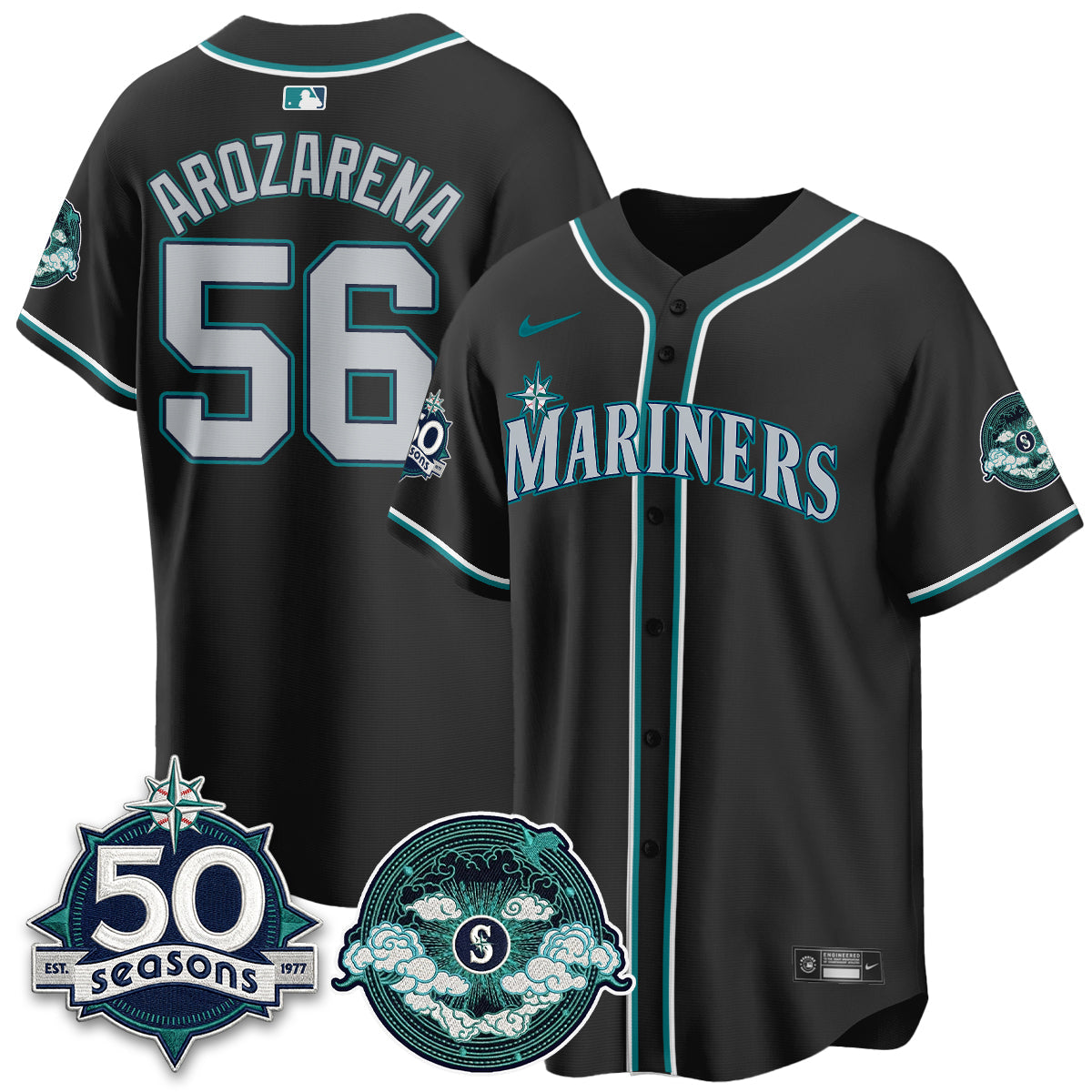 SEA x FW Night Limited Jersey - Stitched