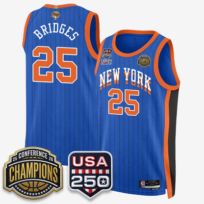 NYK 2026 Basketball  Eastern Conference Champions City Edition Jersey V2- Stitched