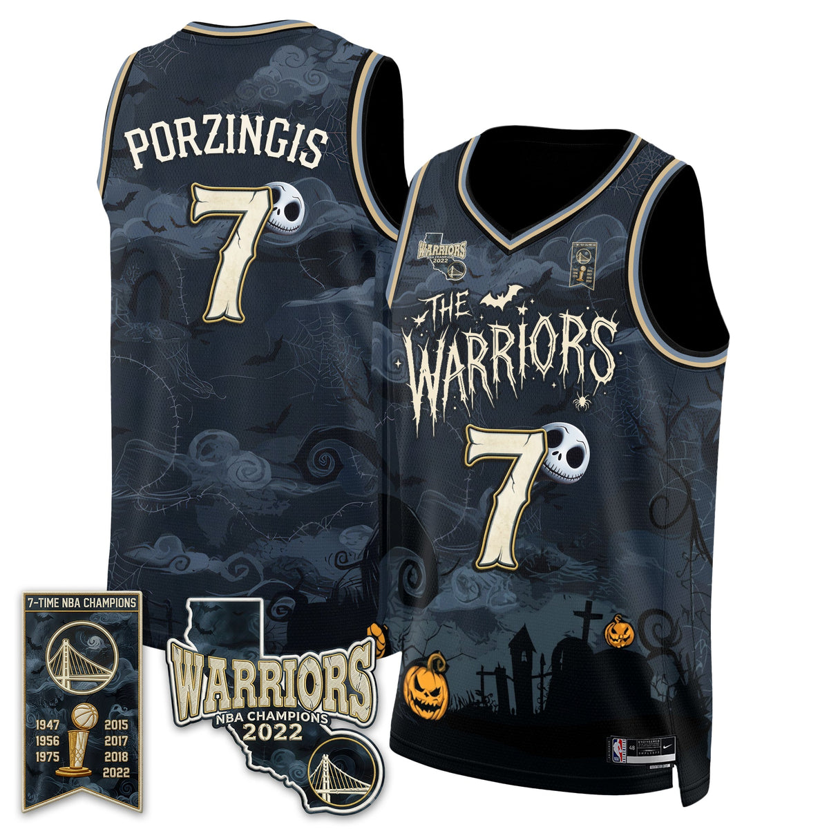 GSW Nightmare Halloween 2026 Edition Vapor Jersey - Printed