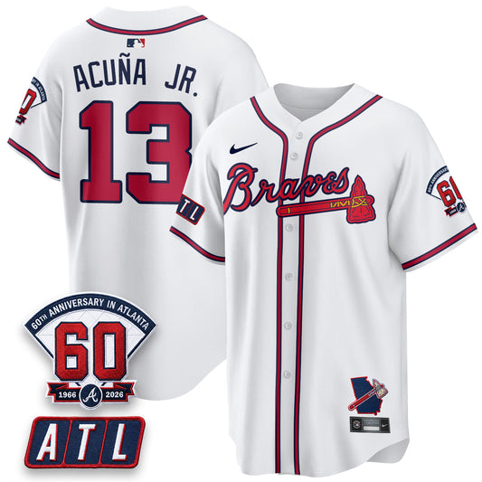 ATL 2026 60th Anniversary Vapor Limited Jersey - Stitched