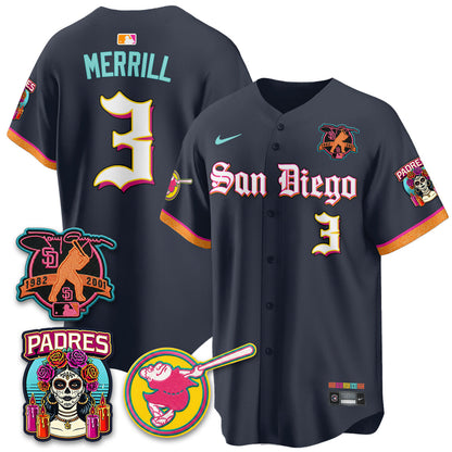 SD 2026 City Connect x Tony Gwynn Patch Vapor Premier Limited Jersey - Stitched