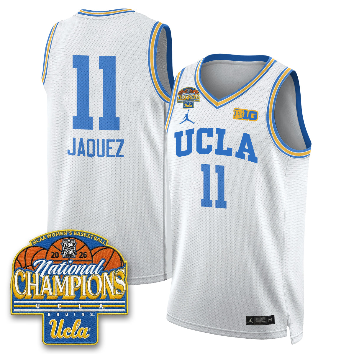 UCLA Women's Basketball National Champion 2026 Limited Jersey -  Stitched