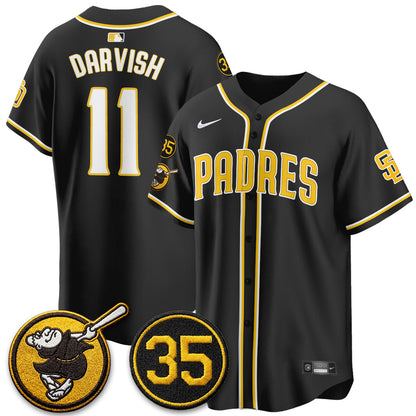 SD 2026 Black Out Style Limited Vapor Jersey - Stitched