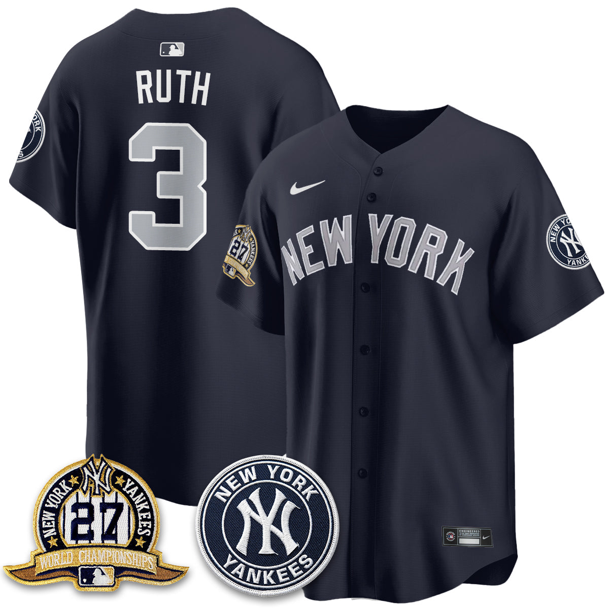 NYY Alternate Jersey - Stitched