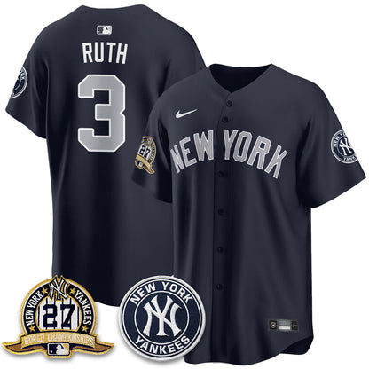 NYY Alternate Jersey - Stitched
