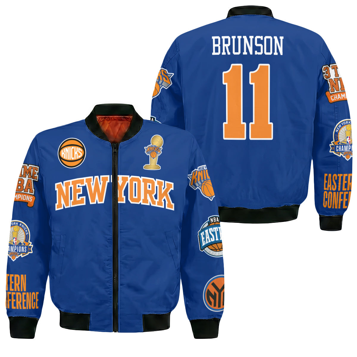NYK 2026 Basketball  Finals Champions Limited Edition Bomber Jacket - Printed