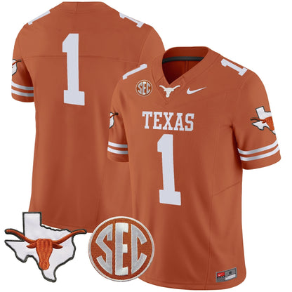 TL State Map & SEC Patch Vapor Jersey V4