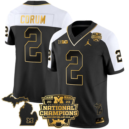 MW 2023 National Champions Patch Gold Vapor Jersey V3