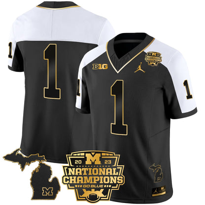 MW 2023 National Champions Patch Gold Vapor Jersey V3