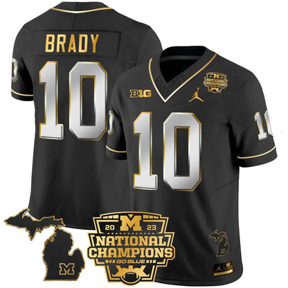 MW 2023 National Champions Patch Gold Vapor Jersey V3