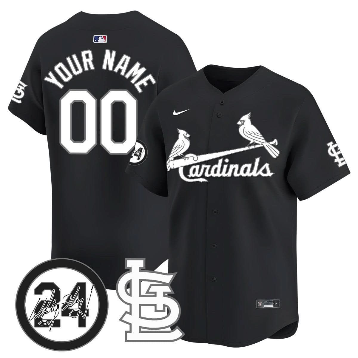 SLC Memorial Vapor Premier Limited Custom Jersey - Stitched