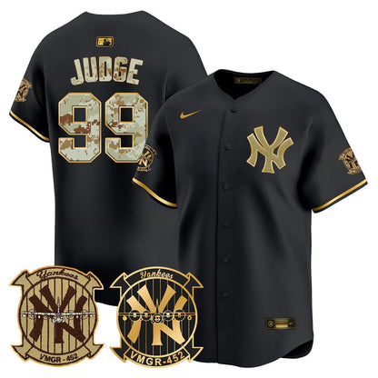 New York Yankees Desert USMC Alternate Vapor Premier Limited Jersey - All Stitched