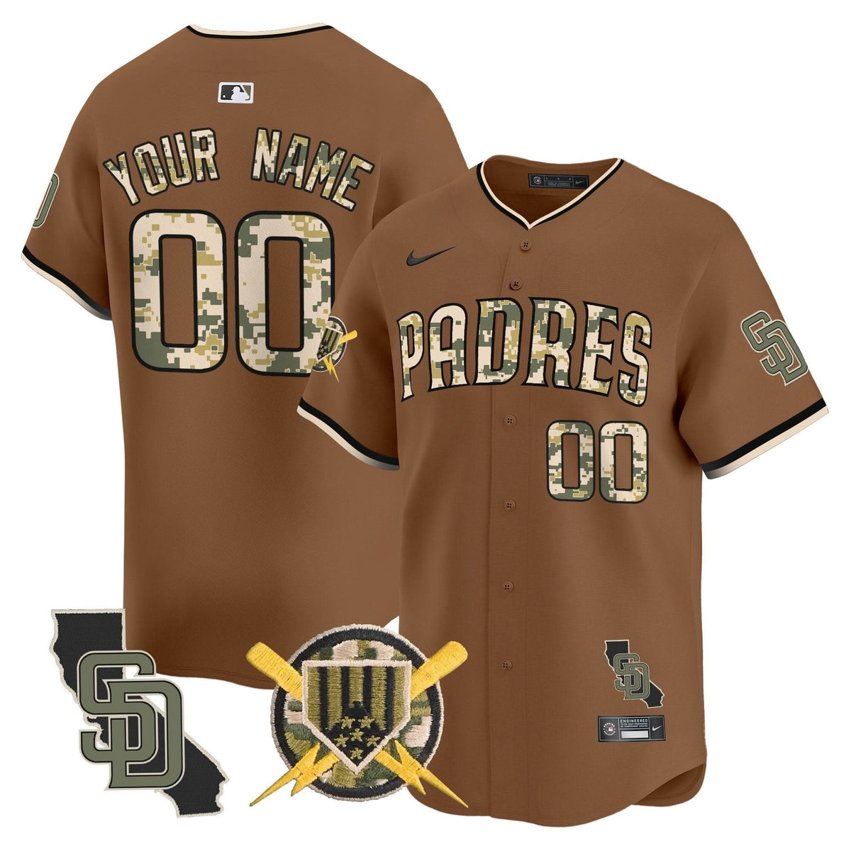 SDP Armed Forces Day Vapor Premier Limited Custom Jersey - Stitched