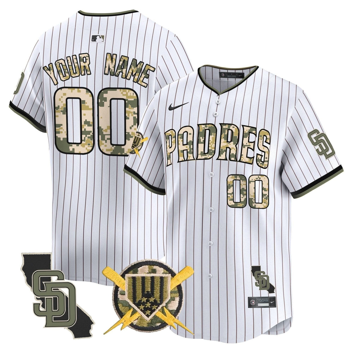 SDP Armed Forces Day Vapor Premier Limited Custom Jersey - Stitched