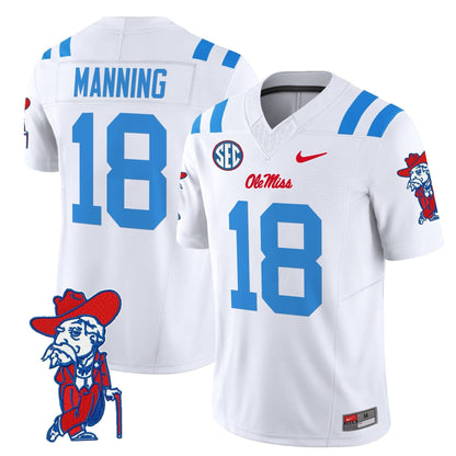 Men's Ole Miss Rebels 2025 Vapor Limited Jersey V2 - All Stitched