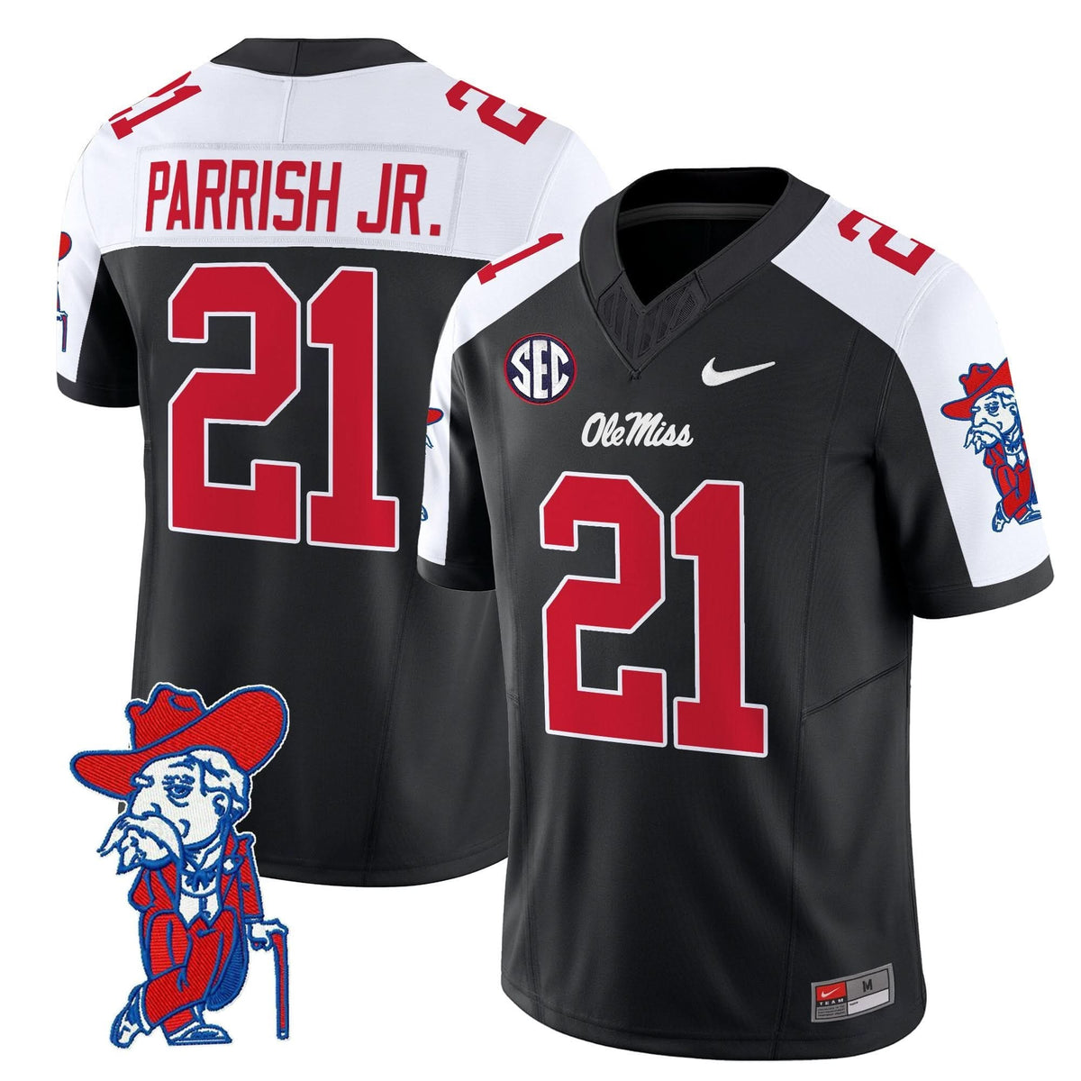 Men's Ole Miss Rebels 2025 Vapor Limited Jersey V2 - All Stitched