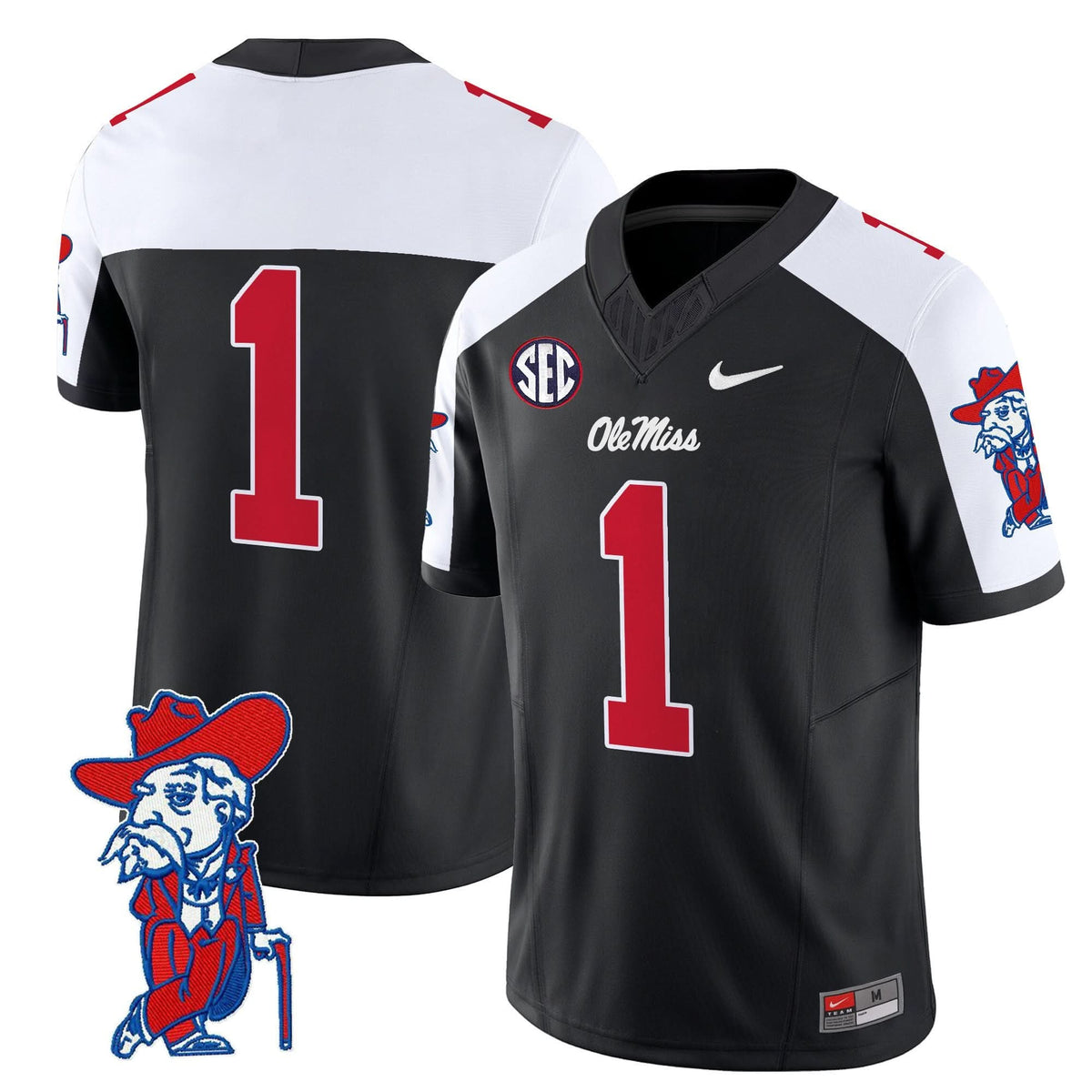 Men's Ole Miss Rebels 2025 Vapor Limited Jersey V2 - All Stitched