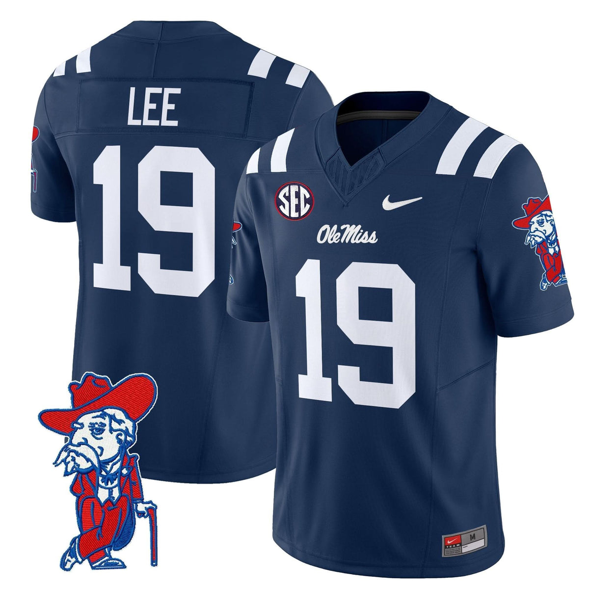 Men's Ole Miss Rebels 2025 Vapor Limited Jersey V2 - All Stitched